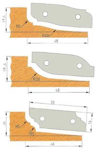 Abplattfrser Holzprofi 160/20mm, Nr.10