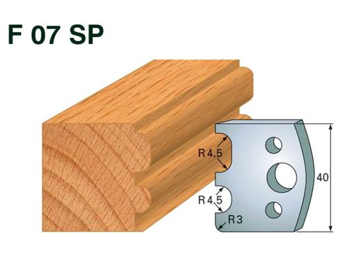 Profilmesser HOLZPROFI 40x4mm Nr.7