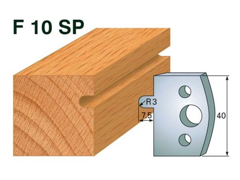 Profilmesser HOLZPROFI 40x4mm Nr.10