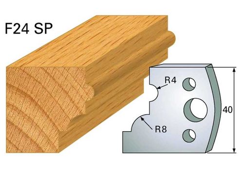 Profilmesser HOLZPROFI 40x4mm Nr.24