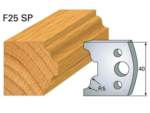 Profilmesser HOLZPROFI 40x4mm Nr.25