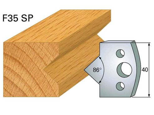 Profilmesser HOLZPROFI 40x4mm Nr.35