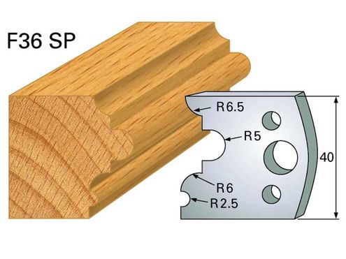 Profilmesser HOLZPROFI 40x4mm Nr.36