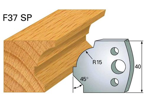 Profilmesser HOLZPROFI 40x4mm Nr.37