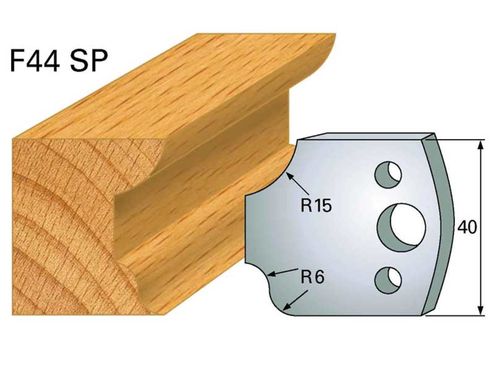 Profilmesser HOLZPROFI 40x4mm Nr.44