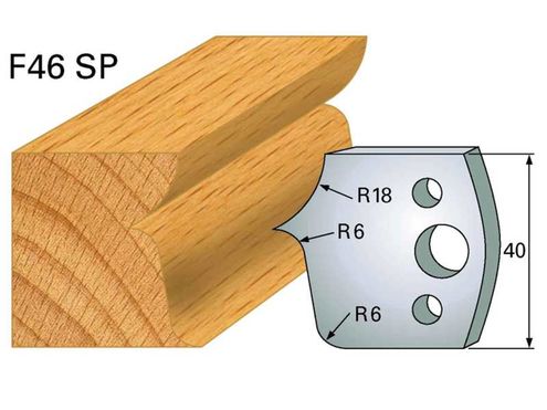 Profilmesser HOLZPROFI 40x4mm Nr.46