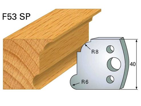 Profilmesser HOLZPROFI 40x4mm Nr.53