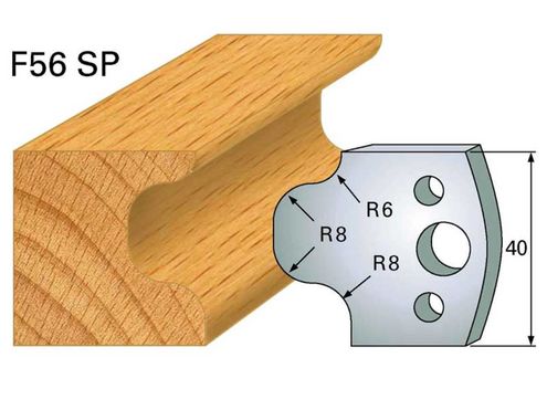 Profilmesser HOLZPROFI 40x4mm Nr.56