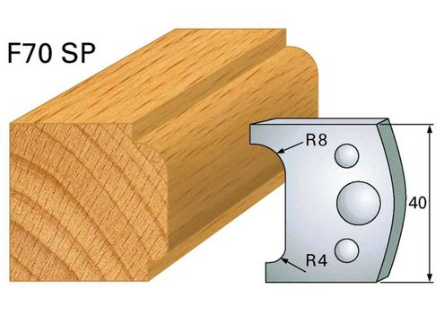 Profilmesser HOLZPROFI 40x4mm Nr.70