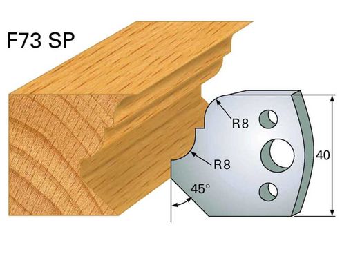 Profilmesser HOLZPROFI 40x4mm Nr.73