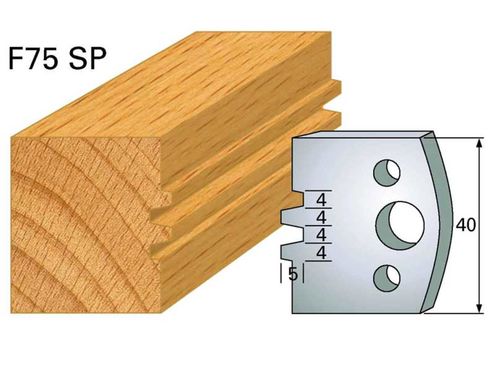 Trapezverleimmesser HOLZPROFI 40x4mm Nr.75