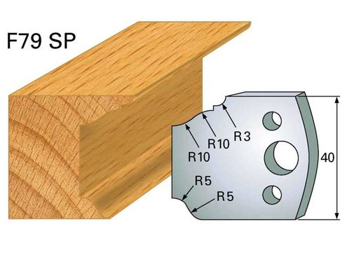 Profilmesser HOLZPROFI 40x4mm Nr.79