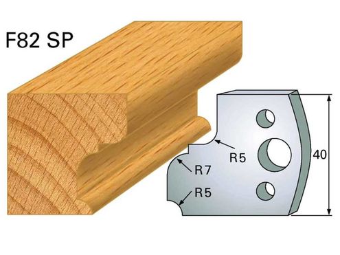 Profilmesser HOLZPROFI 40x4mm Nr.82