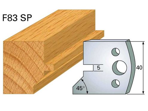 Profilmesser HOLZPROFI 40x4mm Nr.83