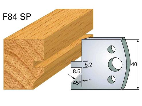 Profilmesser HOLZPROFI 40x4mm Nr.84