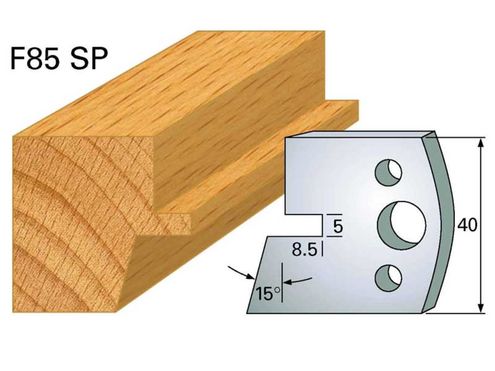 Profilmesser HOLZPROFI 40x4mm Nr.85