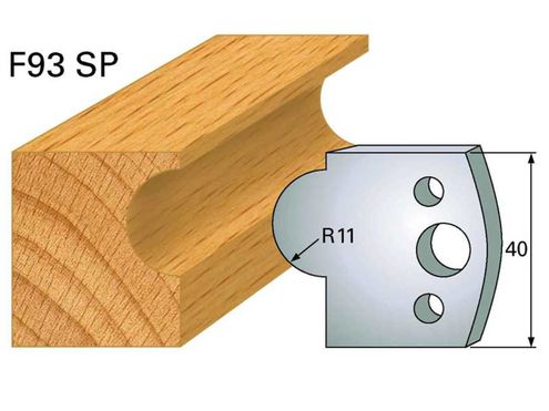 Profilmesser HOLZPROFI 40x4mm Nr.93