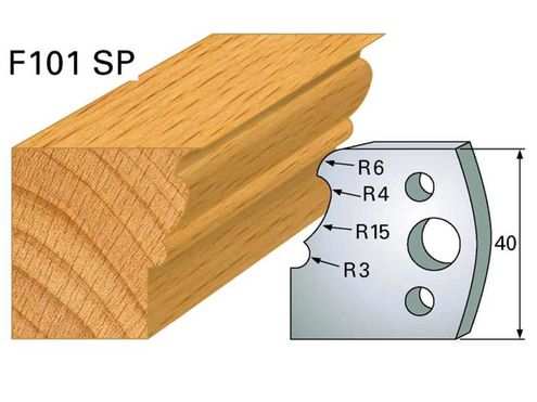 Profilmesser HOLZPROFI 40x4mm Nr.101