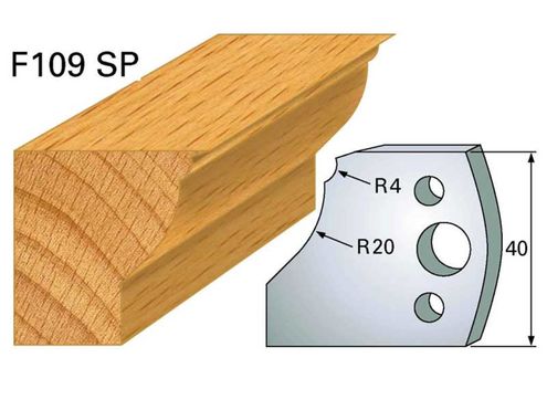 Profilmesser HOLZPROFI 40x4mm Nr.109