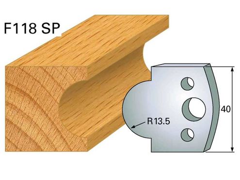 Profilmesser HOLZPROFI 40x4mm Nr.118