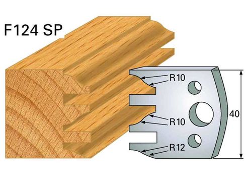 Profilmesser HOLZPROFI 40x4mm Nr.124