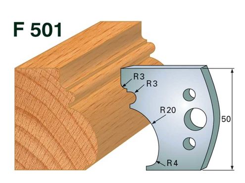 Profilmesser HOLZPROFI 50x4mm Nr.501