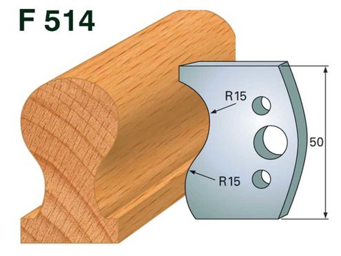 Profilmesser HOLZPROFI 50x4mm Nr.514