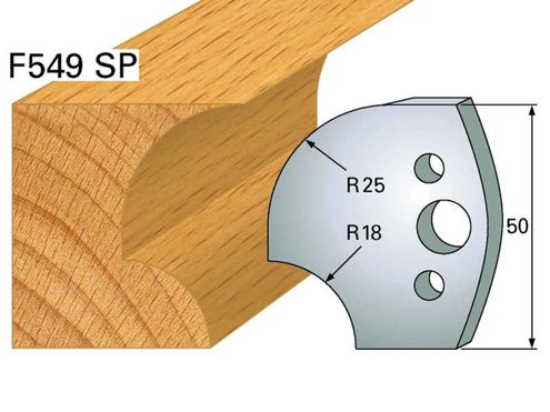 Profilmesser HOLZPROFI 50x4mm Nr.549