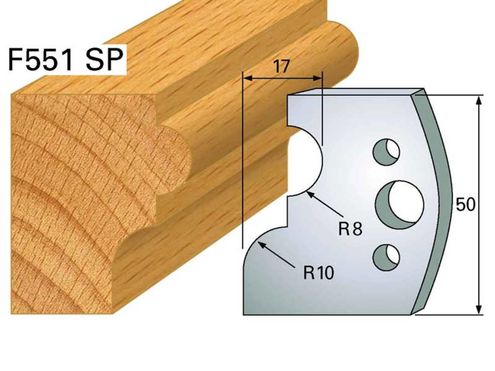 Profilmesser HOLZPROFI 50x4mm Nr.551