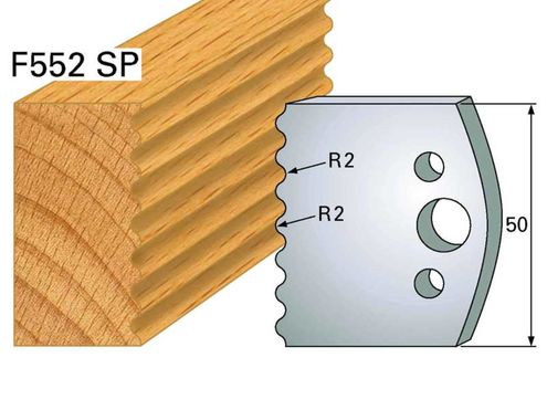 Profilmesser HOLZPROFI 50x4mm Nr.552