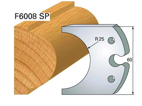 Profilmesser HOLZPROFI 60x5,5mm Nr.6008