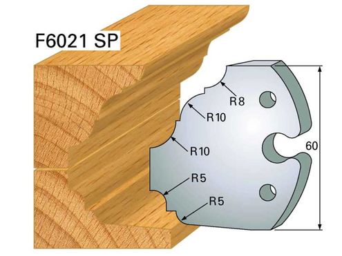 Profilmesser HOLZPROFI 60x5,5mm Nr.6021