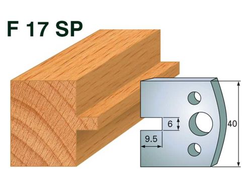 Abweiser HOLZPROFI 40x4mm Nr.17