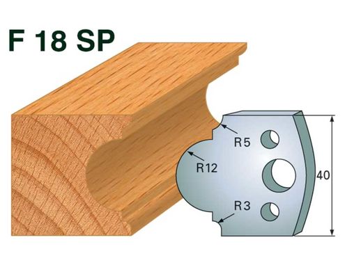 Abweiser HOLZPROFI 40x4mm Nr.18