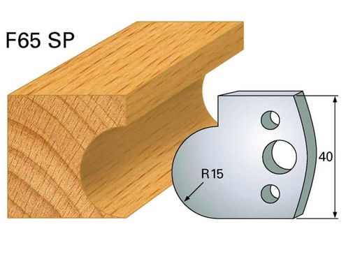 Abweiser HOLZPROFI 40x4mm Nr.65