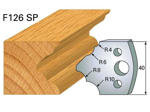 Abweiser HOLZPROFI 40x4mm Nr.126