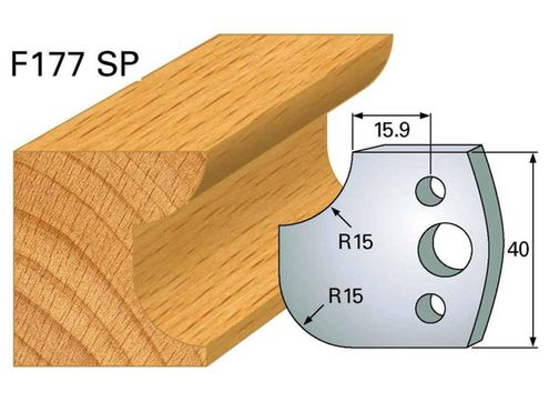 Abweiser HOLZPROFI 40x4mm Nr.177