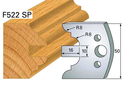 Abweiser HOLZPROFI 50x4mm Nr.522