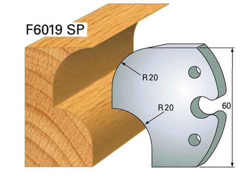 Abweiser HOLZPROFI 60x5,5mm Nr.6019