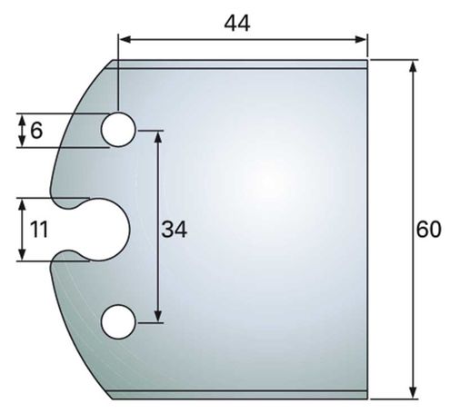 Blanketten 60x5,5mm