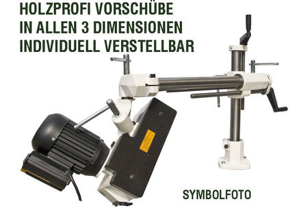 Vorschub Holzprofi HP44, 8 Geschw., 4 Rollen