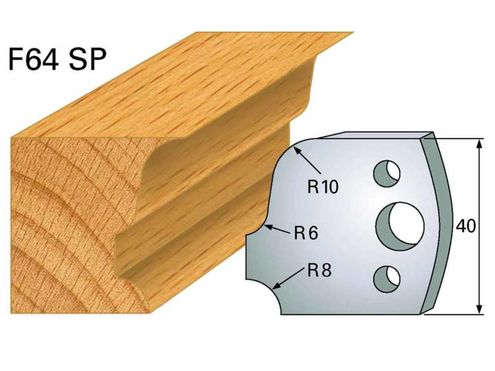 Profilmesser HOLZPROFI 40x4mm Nr.64