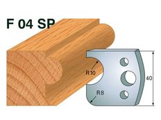 Profilmesser HOLZPROFI 40x4mm Nr.4