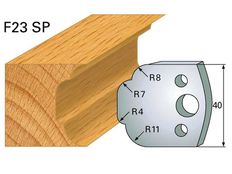 Profilmesser HOLZPROFI 40x4mm Nr.23