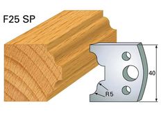 Profilmesser HOLZPROFI 40x4mm Nr.25