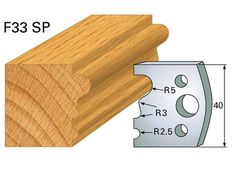 Profilmesser HOLZPROFI 40x4mm Nr.33