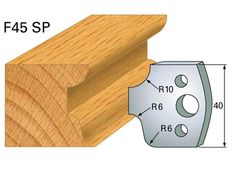 Profilmesser HOLZPROFI 40x4mm Nr.45