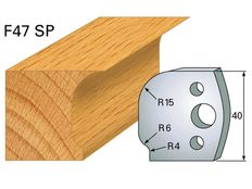 Profilmesser HOLZPROFI 40x4mm Nr.47