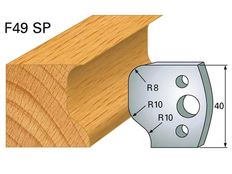 Profilmesser HOLZPROFI 40x4mm Nr.49