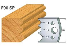 Profilmesser HOLZPROFI 40x4mm Nr.90